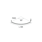 NOVALUX SPA - NOX110816.99 DOMYNOS: PCB 3K 48V 6.6W R.300MM A90