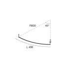 NOVALUX SPA - NOX110818.99 MODULO LED MAGNETICO R600 45? Modulo LED alimentabile a 48V. (Garanzia: 5 anni)