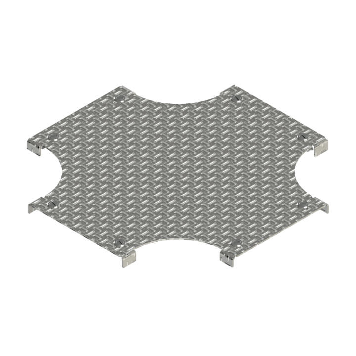 DKC-COMBITECH - SCZ5396544 C5 Coperchio Derivazione X Mandorlato sp 3+2 base 200 AL