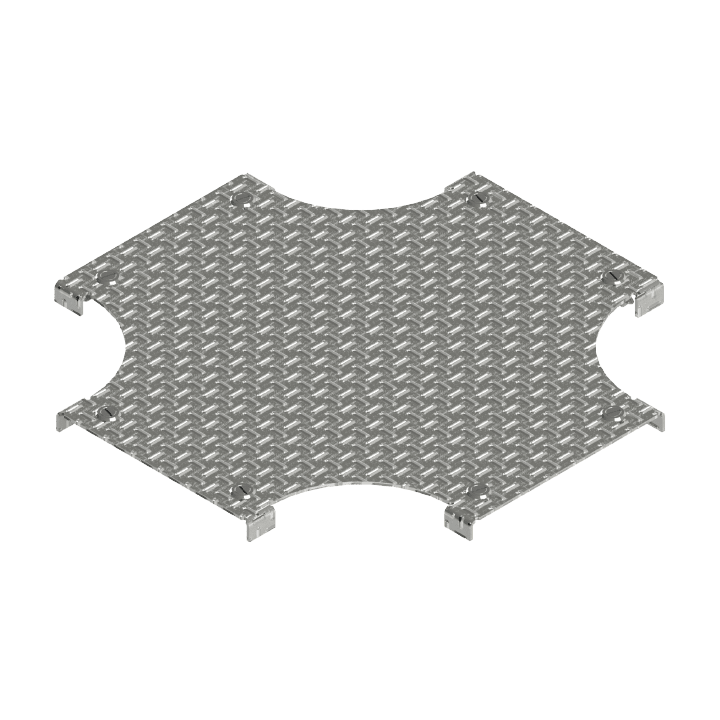 DKC-COMBITECH - SCZ5396546 C5 Coperchio Derivazione X Mandorlato Sp 3+2 base 400 AL