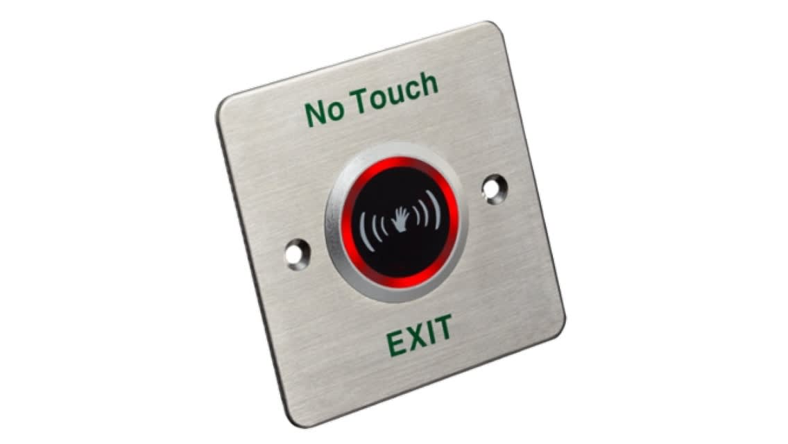 HIKVISION ITALY SRL - HIK302908146 DS-K7P03 PULSANTE DI USCITA A SFIORAMENT