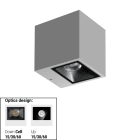 LINEA LIGHT (ILED) - ILD76621W15 CUBIT 23 2L BI-EM 11WDC S/AL GG