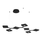LINEA LIGHT-STILNOVO - SNV8527 QUAD BI SOSP.LIN.54W NERO RAG.PH