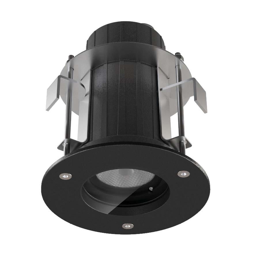 LINEA LIGHT (ILED) - ILD81916W30 GUARDIAN 7 8W+ALIM. NERO GOFFR.