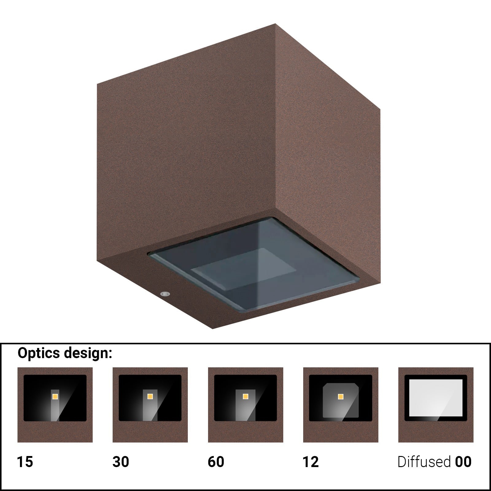 LINEA LIGHT (ILED) - ILD77416W30 CUBIT 61 1L MONOEM.3,2WAC ON/OFF CT