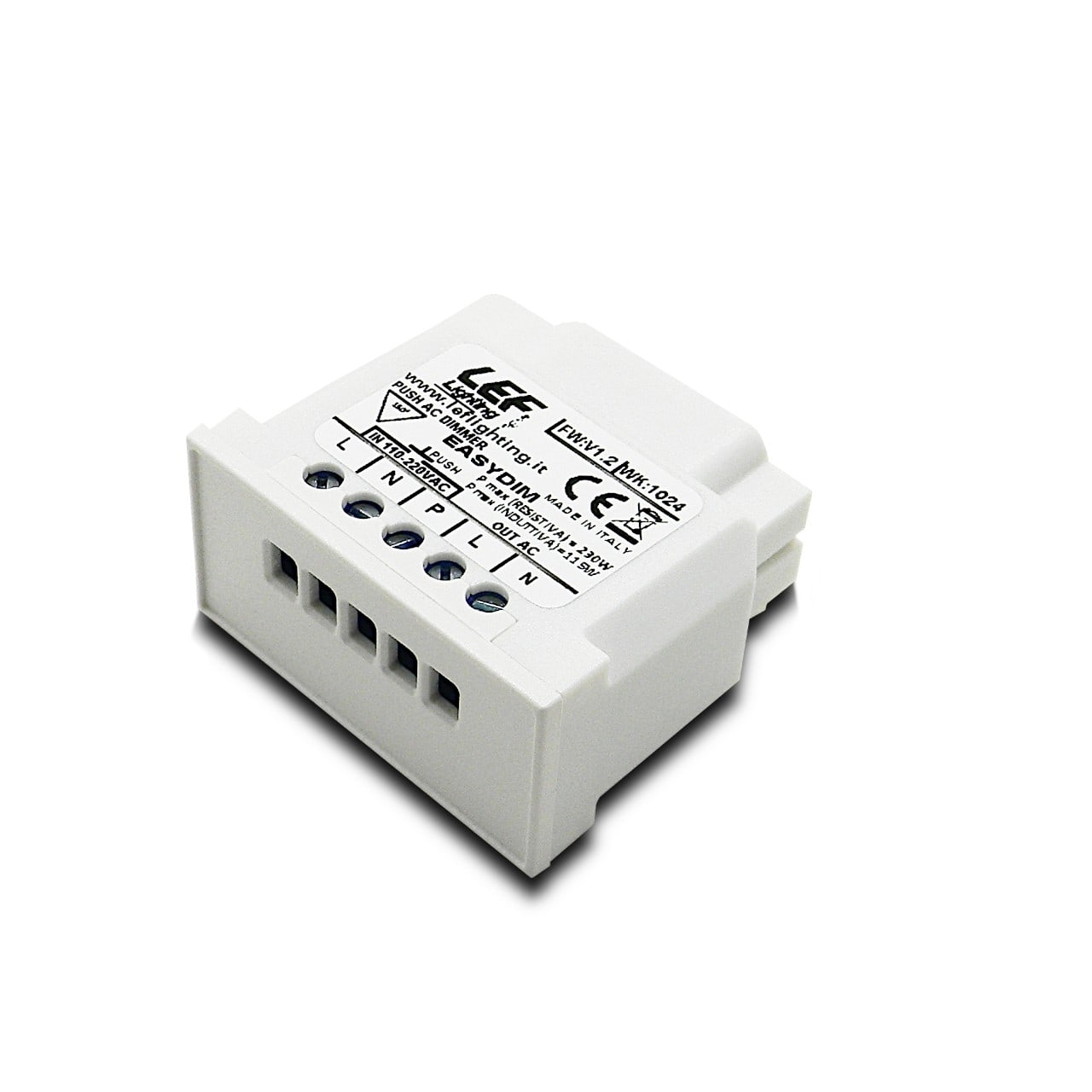 LEF LIGHTING SRL - LEFEASYDIM VARIALUCE UNIV. MAX 230W PUSH