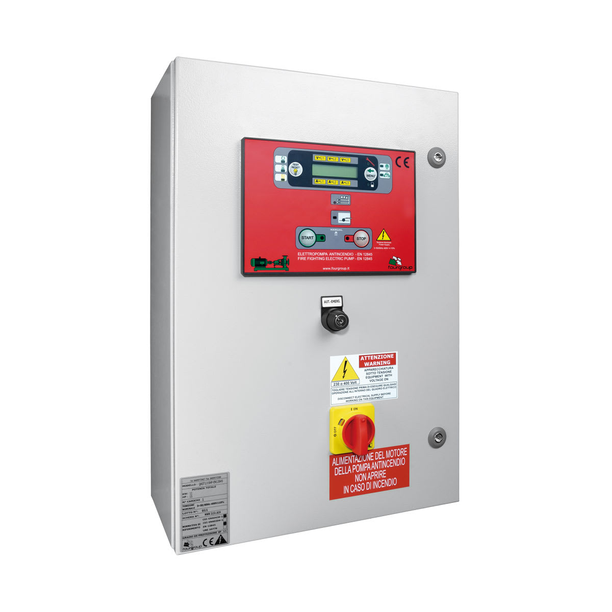 FOURGROUP - FOU018.20 MOD. EN-QAD1/10 - QUADRO AVV. DIRETTO X