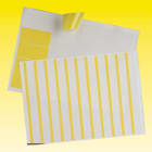 GRAFOPLAST SRL - GRALB20462 AUTOLAM.ADES.GIALLO 25.4X63.5MM 160PZ