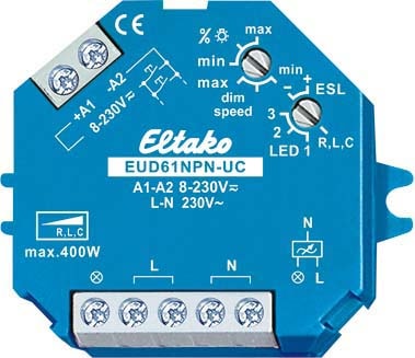 ELTAKO - EAK61100801 UNIVERSAL DIMMER, POWER MOSFET UP TO 400