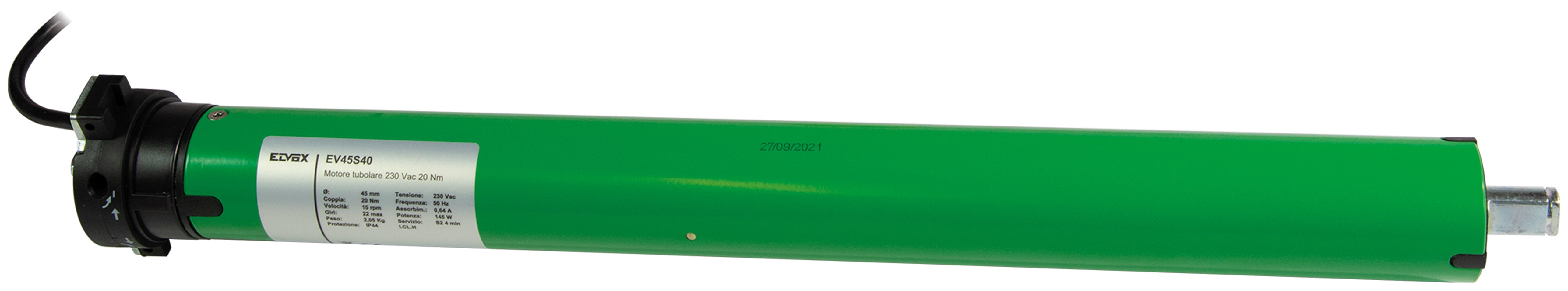 VIMAR SPA - VIWEV45S40 MOTORE TUBOLARE 230V TAPPARELLE 40KG