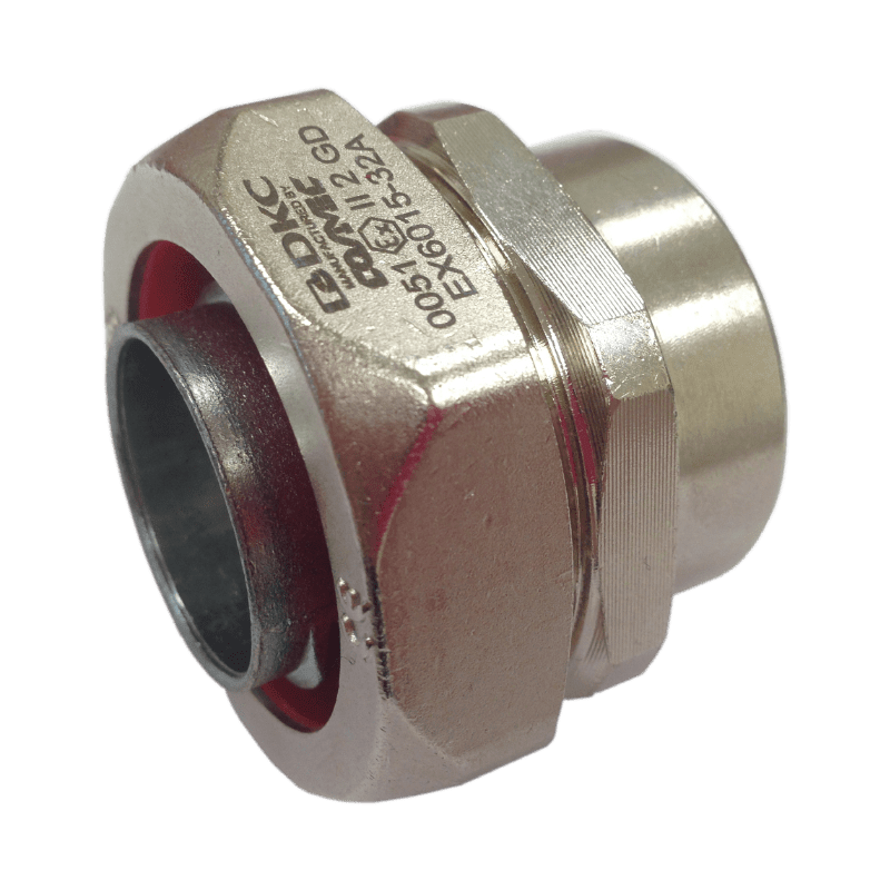 COSMEC - CSMEX6015-12A Raccordo metallico femmina fisso ATEX, filetto M16x1,5 mm, per tubo fless. diam. 12 mm
