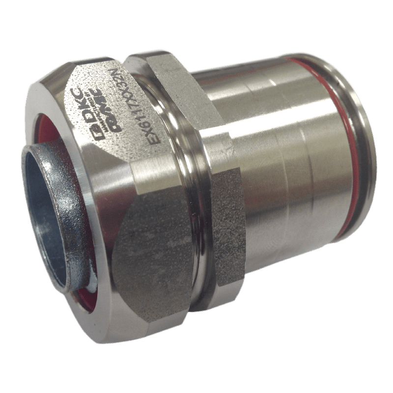 COSMEC - CSMEX6117-5040 Raccordo metallico ad innesto rapido ATEX, tubo rigido 50mm - tubo flessibile, AD40