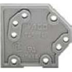 WAGO ITALIA SRL - WAG745-100 PIASTRA TERMINALE TIPO SNAP-FIT SPESSA 1