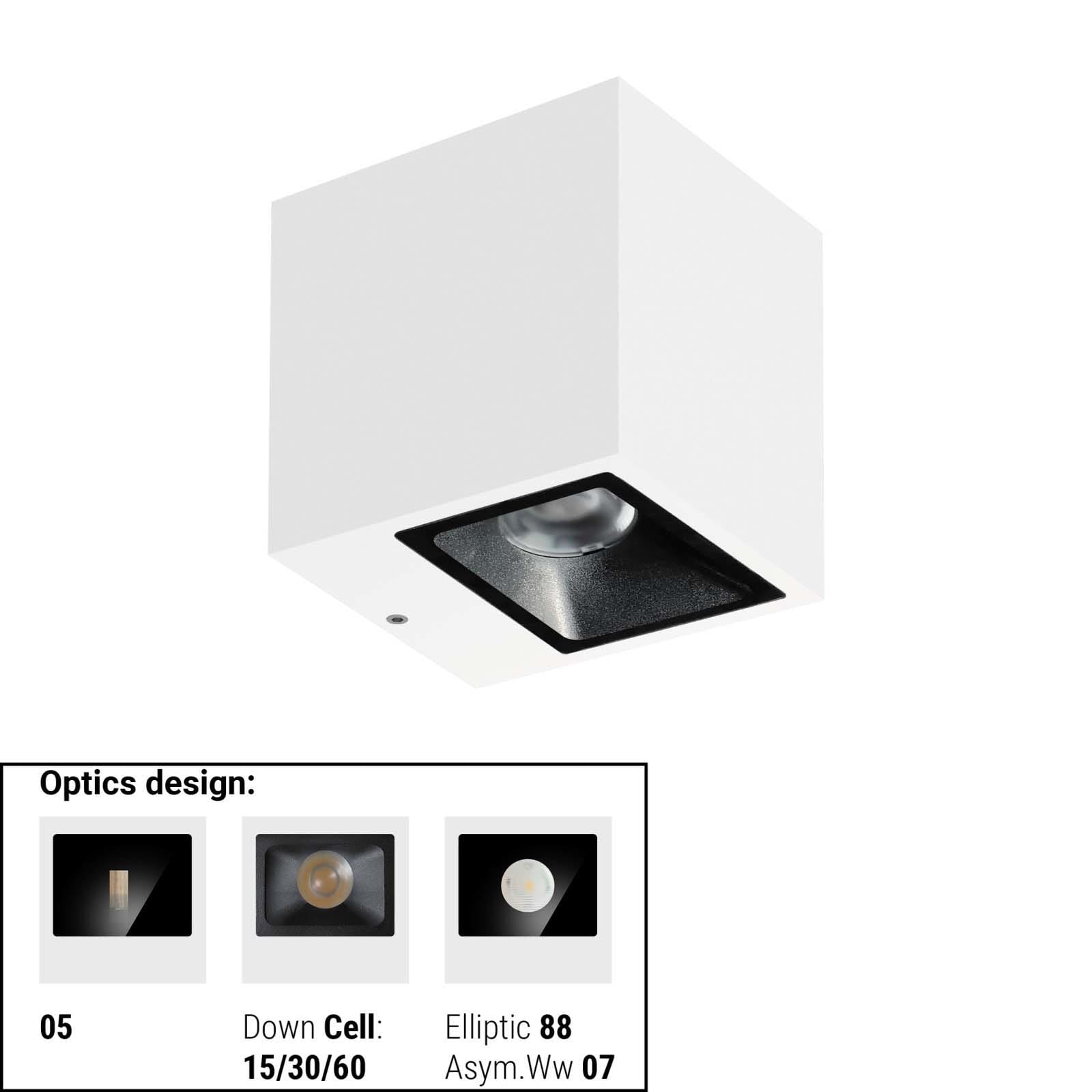 LINEA LIGHT (ILED) - ILD76584W60 CUBIT 16 1L MONO 8,7WAC ON/OFF BG