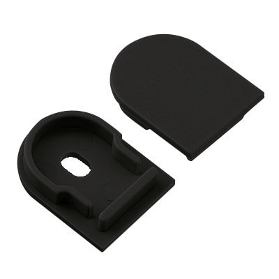 LINEA LIGHT (ILED) - ILD83184 KIT TAPPI LUNO TONDO 2PZ NERI