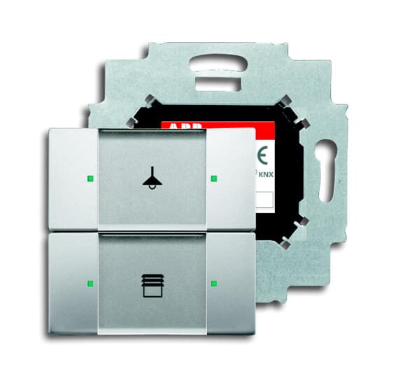 ABB SPA - ABBKNXN0026 6126/01-866 INTERR. DOPPIO ACCIAIO INOX