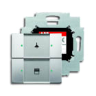 ABB SPA - ABBKNXN0026 6126/01-866 INTERR. DOPPIO ACCIAIO INOX