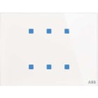 ABB SPA - ABB2CKA006300A1594 TB/U6.8.1-CG PLACCA TOUCH, 6 CANALI ORIZ