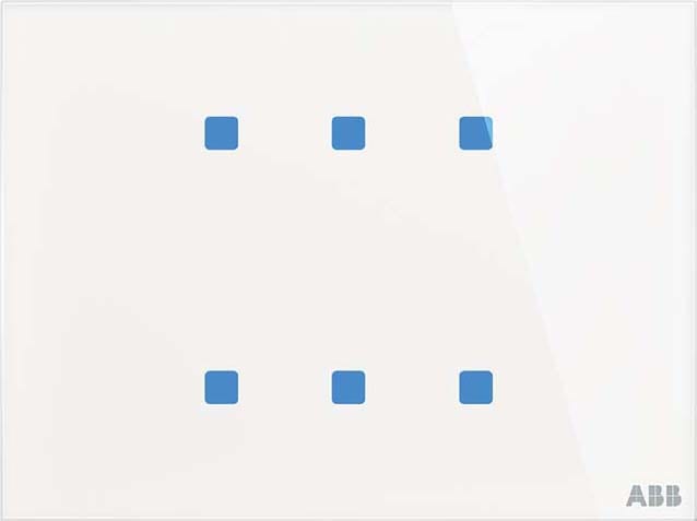 ABB SPA - ABB2CKA006300A1594 TB/U6.8.1-CG PLACCA TOUCH, 6 CANALI ORIZ