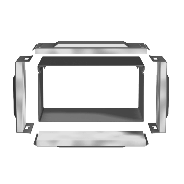 DKC-COMBITECH - SCZ5204332 C5 Fascia IP 44 150 x 100 VG