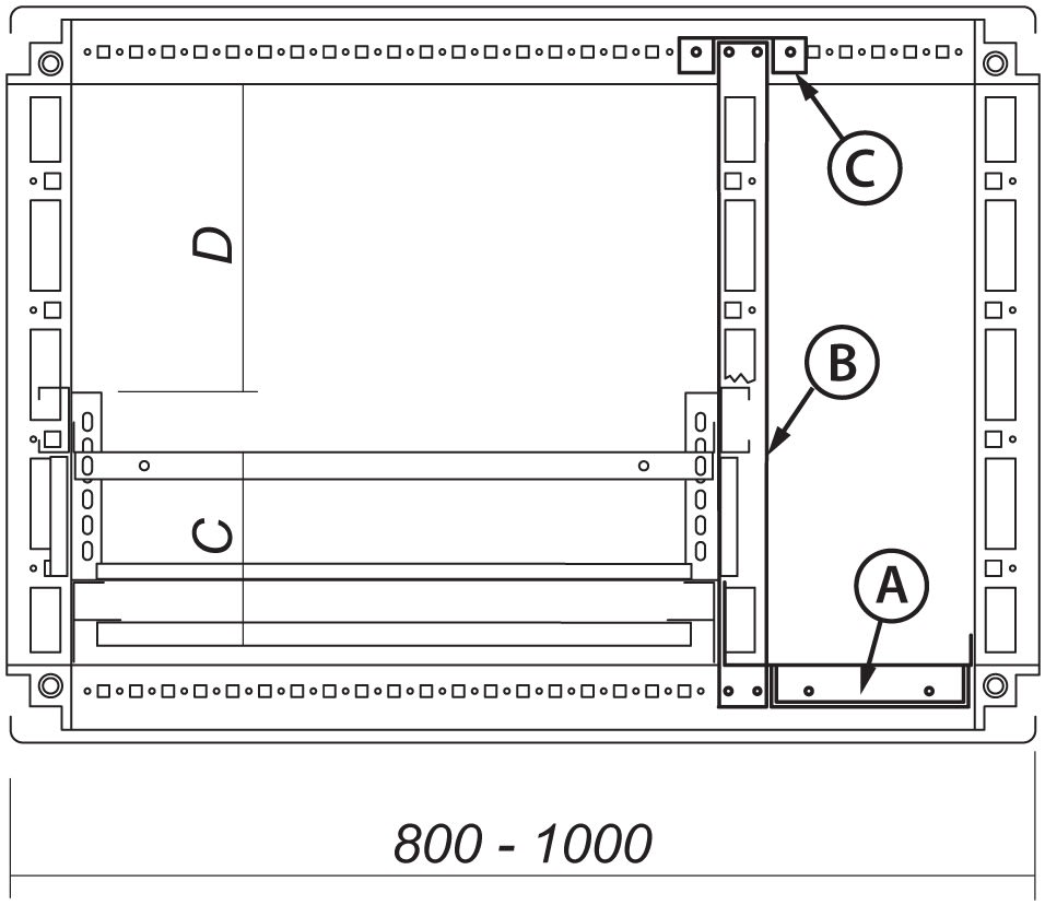 DKC-RAMBLOCK - RMBR5PFI2060 MODULARITA INT.CON FASCIA LAT.