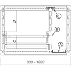 DKC-RAMBLOCK - RMBR5PFI2040 MODULARITA INT.CON FASCIA LAT.