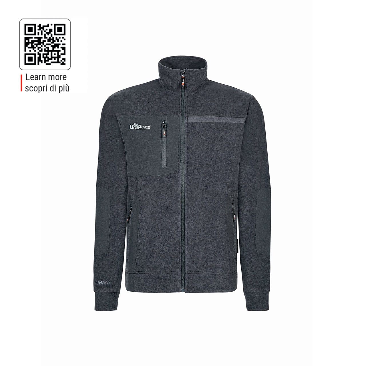 U-GROUP SPA - UGUWFU225AG-3XL VENUS ASPHALT GREY