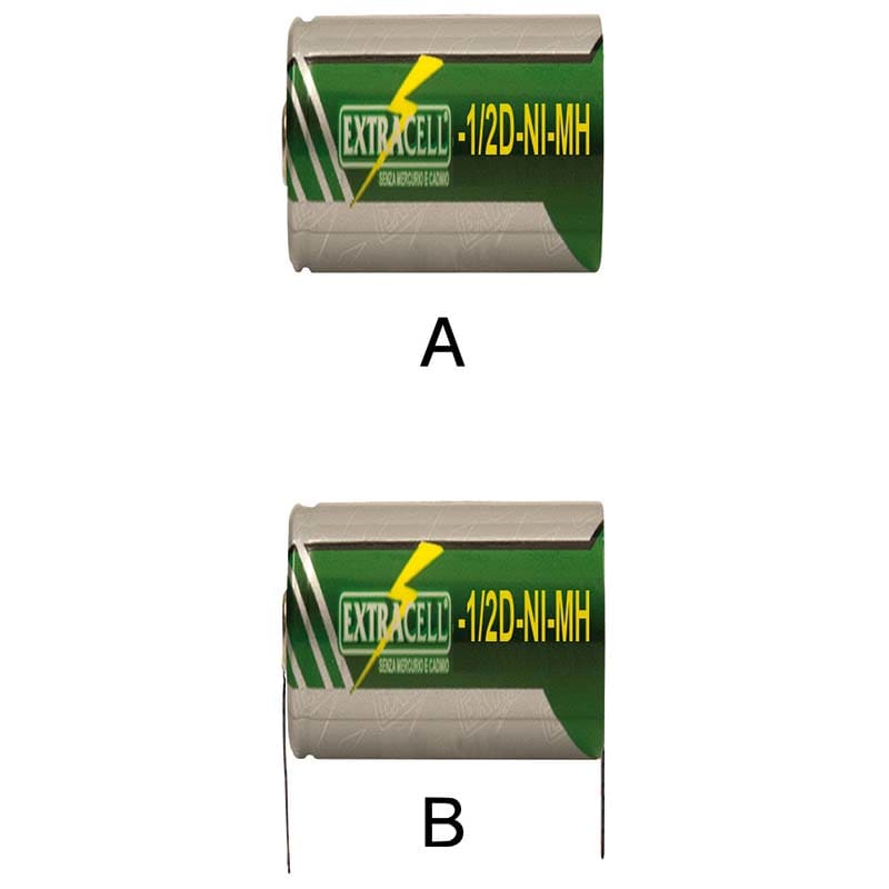 ELCART DISTRIBUTION - ERT300039600 NI-MH 1/2 D 1,2V 3500MA CON TERM