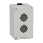 SCHNEIDER ELECTRIC - SNRXAPD2602 PULSANTIERA METALLO GRIGIA 2 FORI 30MM