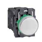SCHNEIDER ELECTRIC - SNRXB5AV41 Lampada spia circolare Ø 22 - IP65 - Bianca - Lampadina BA 9s - 230 V -