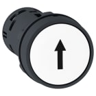 SCHNEIDER ELECTRIC - SNRXB7NA11341 Pulsante ad impulso bianco - 1 NO - FRECCIA NERA IN ALTO