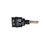 SCHNEIDER ELECTRIC - SNRZB6EB1A Corpo lampada spia - ZB6 - LED integrato bianco - 12-24 V