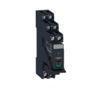 SCHNEIDER ELECTRIC - SNRRXG21B7PV Relè RXG con pulsante di test completo di base-2NC/NO 5A 24VAC + varistore