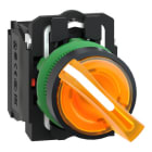 SCHNEIDER ELECTRIC - SNRXB5AK125M5 Selettore luminoso arancione Ø22 - 2 pos. - 230Vac - 1NO+1NC- LED universale