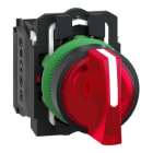 SCHNEIDER ELECTRIC - SNRXB5AK134M5 SELETTORE LUM. ROSSO 3 POS.230VAC NC+NO