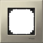 SCHNEIDER ELECTRIC - SNRMTN403105 CORNICE M-ELEGANCE SING.MET. TITANIO