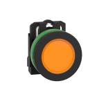 SCHNEIDER ELECTRIC - SNRXB5FVB5 Harmony XB5, lampada spia arancione filopannello Ø30, 24Vac/dc, in plastica, con LED universale
