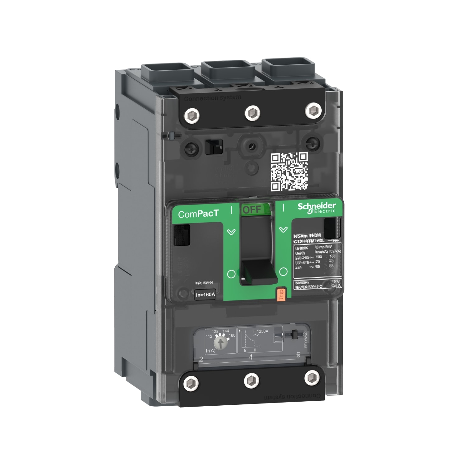 SCHNEIDER ELECTRIC - SNRC11B3TM100L NSXM 25KA TM100D 3P EVERLINK_T