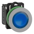SCHNEIDER ELECTRIC - SNRXB5FW36M5C0 PULS. LUM. BLU 230V NO+NC A FILO GRIGIO