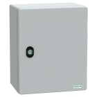 SCHNEIDER ELECTRIC - SNRNSYPLM3025BG Cassetta in poliestere con porta liscia e piastra in bakelite, 308x255x160 mm, IP66, IK10, RAL 7035