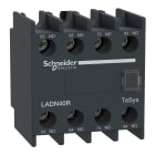 SCHNEIDER ELECTRIC - SNRLADN40R Blocco contatti ausiliari, TeSys Deca, 4NO, morsetti a vite