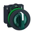 SCHNEIDER ELECTRIC - SNRXB5FK133M5 Selettore luminoso verde 3 pos.filopannello Ø30 230VAC NO+NC- LED universale