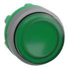 SCHNEIDER ELECTRIC - SNRZB5AW133C0 Testa pulsante luminoso verde ghiera grigia- per LED universale- Ø22