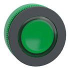 SCHNEIDER ELECTRIC - SNRZB5FH033 Testa pulsante luminoso verde filopannello Ø30 ad aggancio- per LED universale