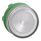 SCHNEIDER ELECTRIC - SNRZB5AW313SC0 Testa pulsante luminoso bianco ghiera grigia- per LED universale - Ø22