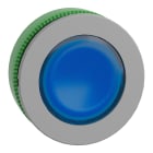 SCHNEIDER ELECTRIC - SNRZB5FA68C0 Testa pulsante blu filopannello ghiera grigia- per LED universale- Ø30