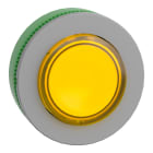 SCHNEIDER ELECTRIC - SNRZB5FW183C0 TESTA PULS.LUM. GIALLO A FILO GRIGIO