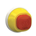 SCHNEIDER ELECTRIC - SNRZB5AS84W2G Harmony XB5, testa fungo arresto di emergenza rosso , in plastica, girare per sbloccare, luminoso rosso, 120VAc, Ø 22mm