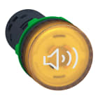SCHNEIDER ELECTRIC - SNRXB5KS2G8 Segnalatore acustico-luminoso giallo 110 120 Vac/dc continuo-intermittente