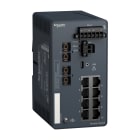 SCHNEIDER ELECTRIC - SNRMCSESM103F2CS0H Switch gestito Modicon - 8 porte per rame + 2 porte per fibra ottica monomodale - Grave